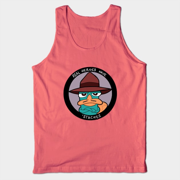 Movember Agent P Tank Top by DxA2017